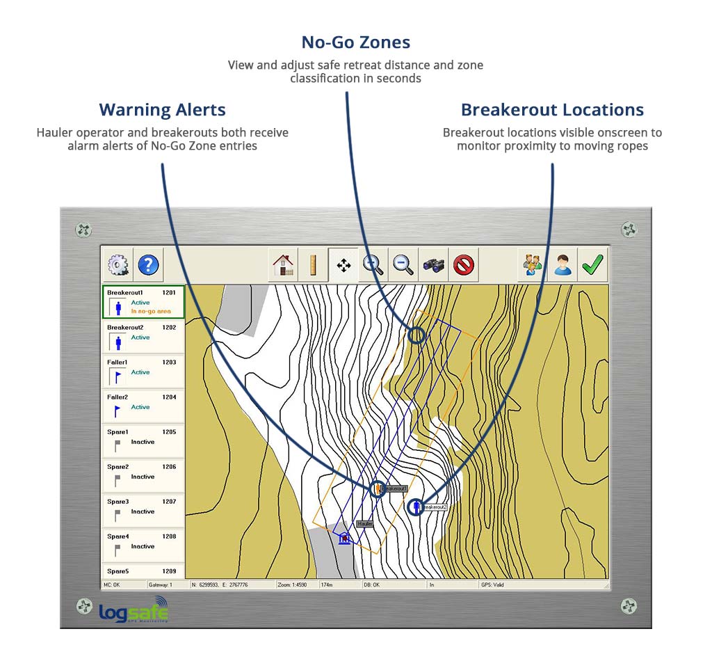 Forestry & Logging GPS Safety Management & Monitoring System Logsafe
